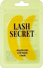 Духи, Парфюмерия, косметика Патчи силиконовые, желтые - Lash Secret Multi-Use Eye Pads