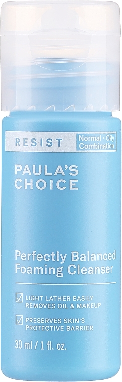 Пенка для очищения лица - Paula`s Choice Resist Perfectly Balanced Foaming Cleanser Travel Size — фото N1