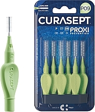 Межзубные ершики P09, 0.9 мм, зеленые - Curaprox Curasept Proxi Prevention Light Green — фото N1