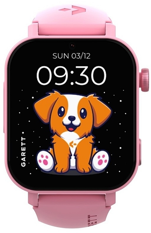 Смарт-часы для детей, розовые - Garett Smartwatch Kids Rel 4G — фото N1