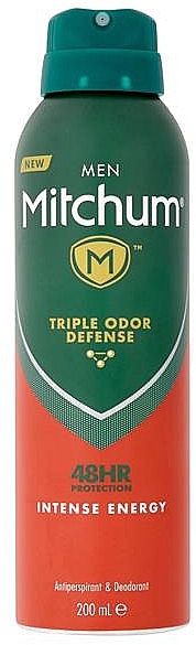 Дезодорант-спрей для чоловіків - Mitchum Men Intense Energy 48hr Anti-Perspirant — фото N1