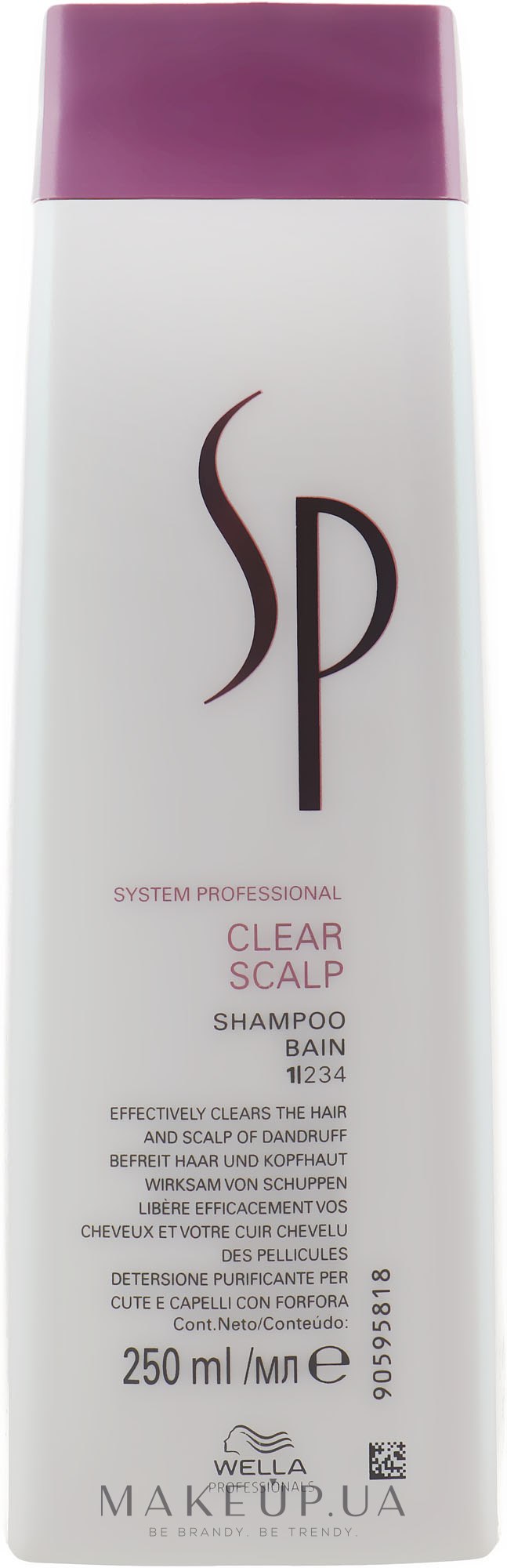 Шампунь против перхоти - Wella SP Clear Scalp Shampoo  — фото 250ml