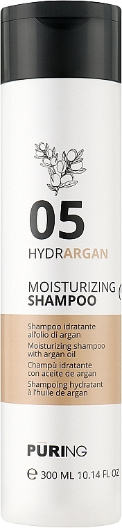 Зволожувальний шампунь з аргановою олією - Puring Hydrargan Moisturizing Shampoo — фото N1