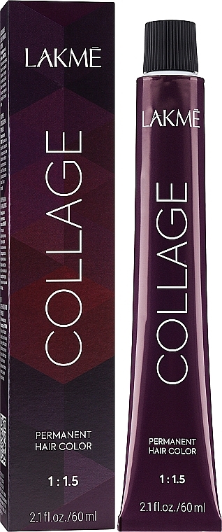 Перманентная крем-краска для волос - Lakme Collage Creme Hair Color — фото N1