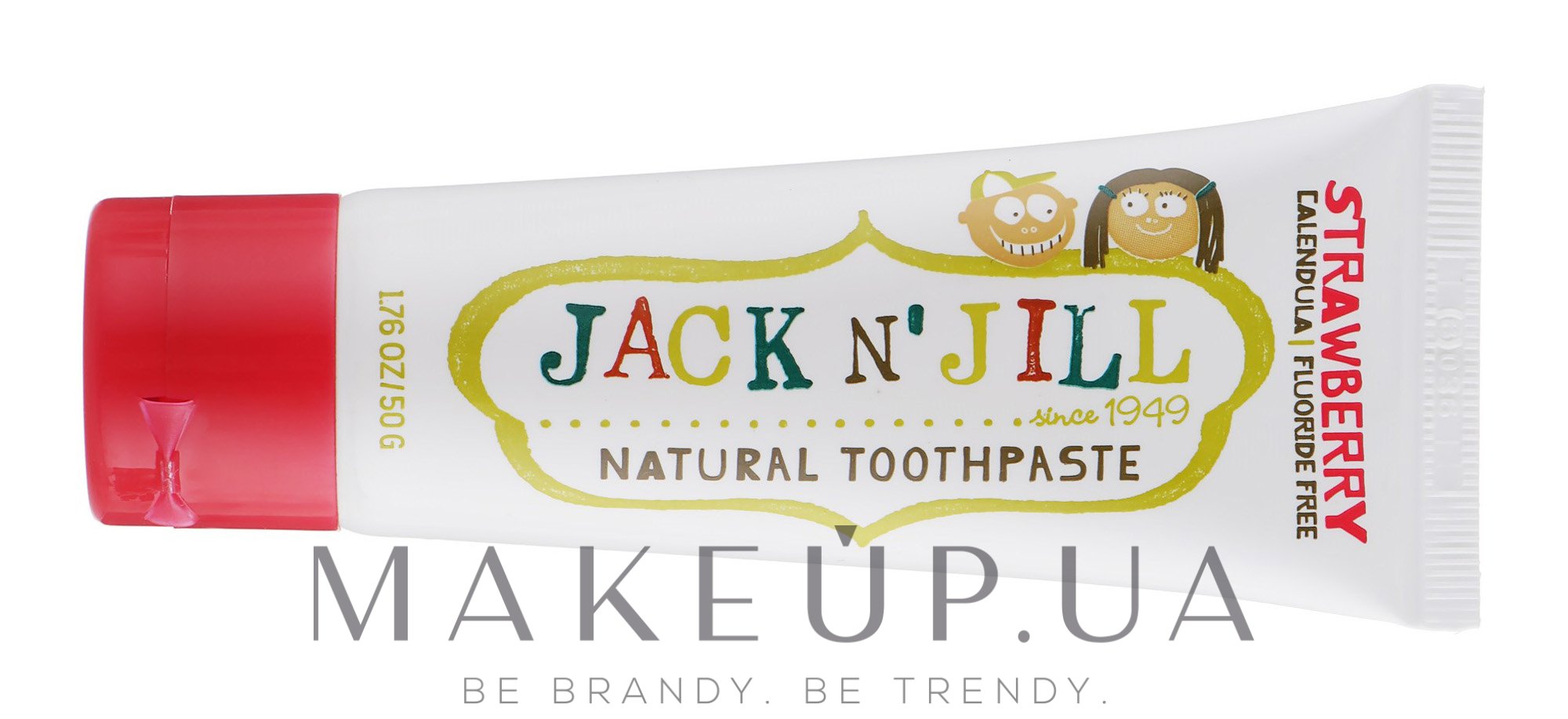 Детская зубная паста с календулой, со вкусом клубники - Jack N' Jill  — фото 50g