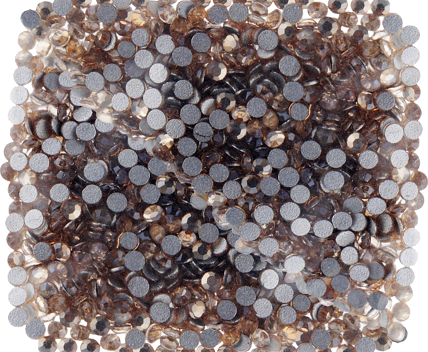 Декоративные кристаллы для ногтей "Crystal Golden Shadow", размер SS 03, 1000шт - Kodi Professional — фото N1
