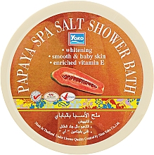 Скраб-сіль для душу з папаєю - Yoko Papaya Spa Salt Shower Bath — фото N1