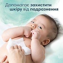 Детские влажные салфетки с календулой, 132 шт. - Pampers Harmonie Protect&Care Baby Wipes — фото N6