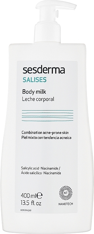 Молочко для тела - SesDerma Laboratories Salises Body Milk — фото N1