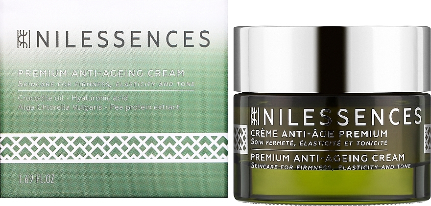 Антивозрастной крем с маслом крокодила - Nilessences Premium Anti-Ageing Cream — фото N2