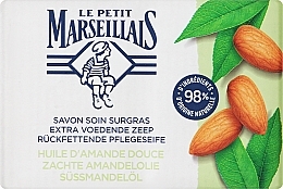 Духи, Парфюмерия, косметика Набор мыла с маслом сладкого миндаля - Le Petit Marseillais (2x100g)
