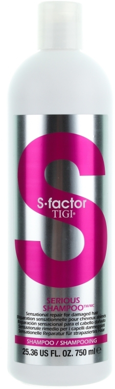 Интенсивный восстанавливающий шампунь - Tigi Serious Shampoo