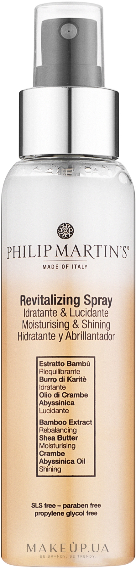 Оживляючий спрей для волосся - Philip martin's Revitalizing Spray Hydrating and Glossing — фото 100ml
