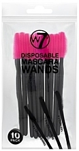 Набор одноразовых щеточек для ресниц, 10 шт. - W7 Disposable Mascara Wands — фото N1