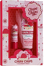 Парфумерія, косметика Набір - Bi-es Chupa Chups Strawberry Cream (h/cr/50ml + lip/balm/1pcs)