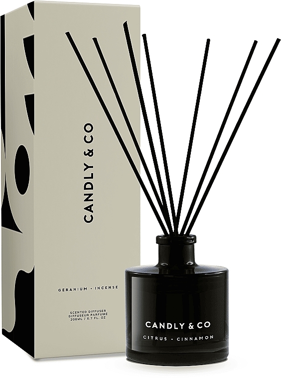 Аромадиффузор для дома - Candly & Co No.3 Candle Cytrusy/Cynamon — фото N1