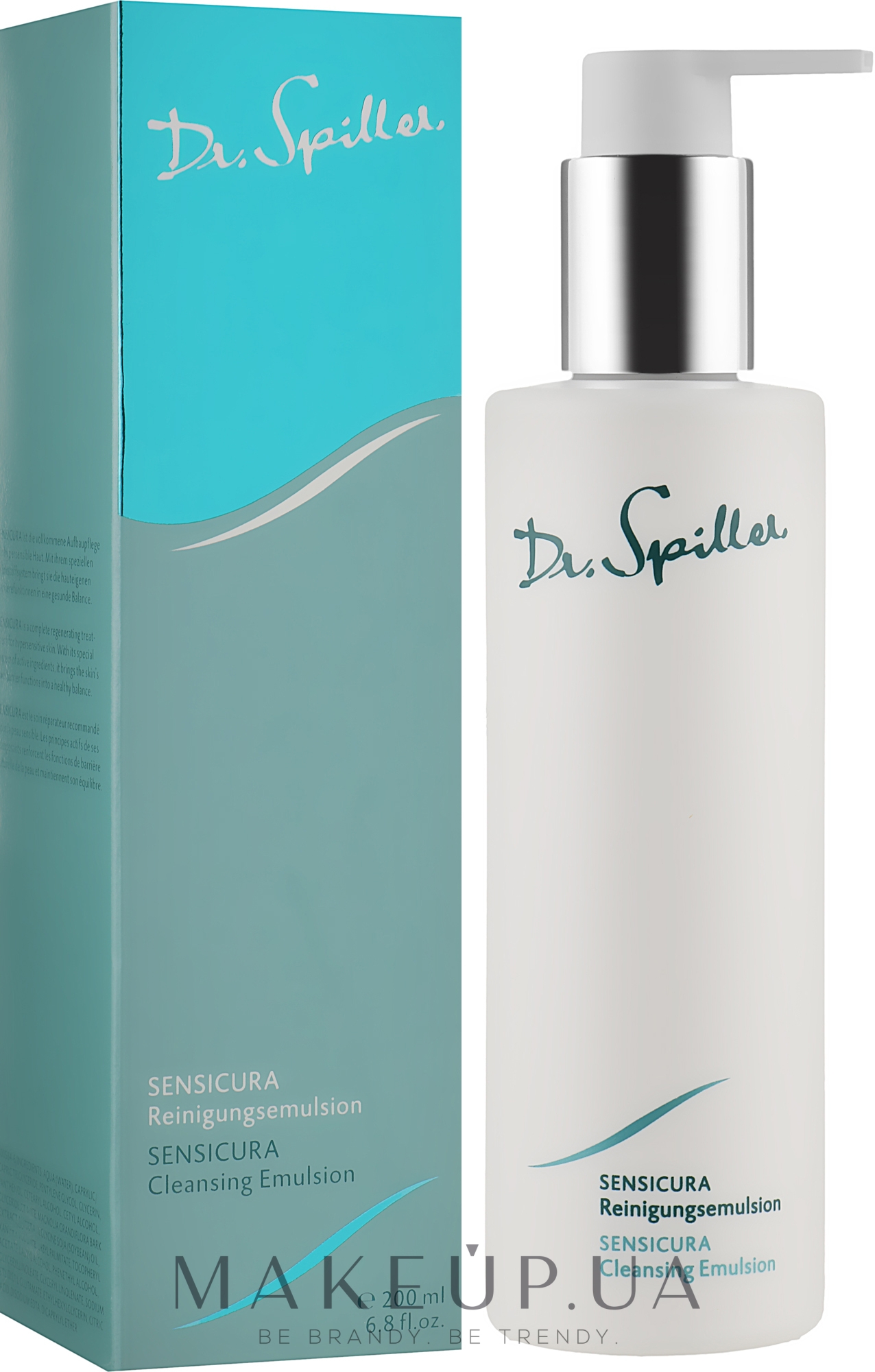 Очищающая эмульсия для чувствительной кожи лица - Dr. Spiller Sensicura Cleansing Emulsion — фото 200ml