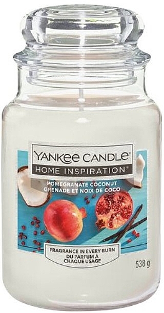 Ароматична свічка в банці - Yankee Candle Home Inspiration Pomegranate Coconut — фото N1