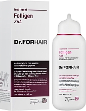 Восстанавливающая маска-кондиционер для поврежденных волос - Dr.FORHAIR Folligen Silk Treatment — фото N2