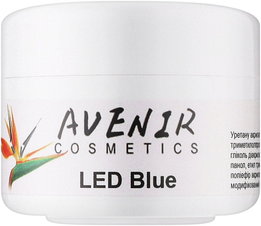 Гель для нарощування нігтів - Avenir Cosmetics LED Blue — фото N2