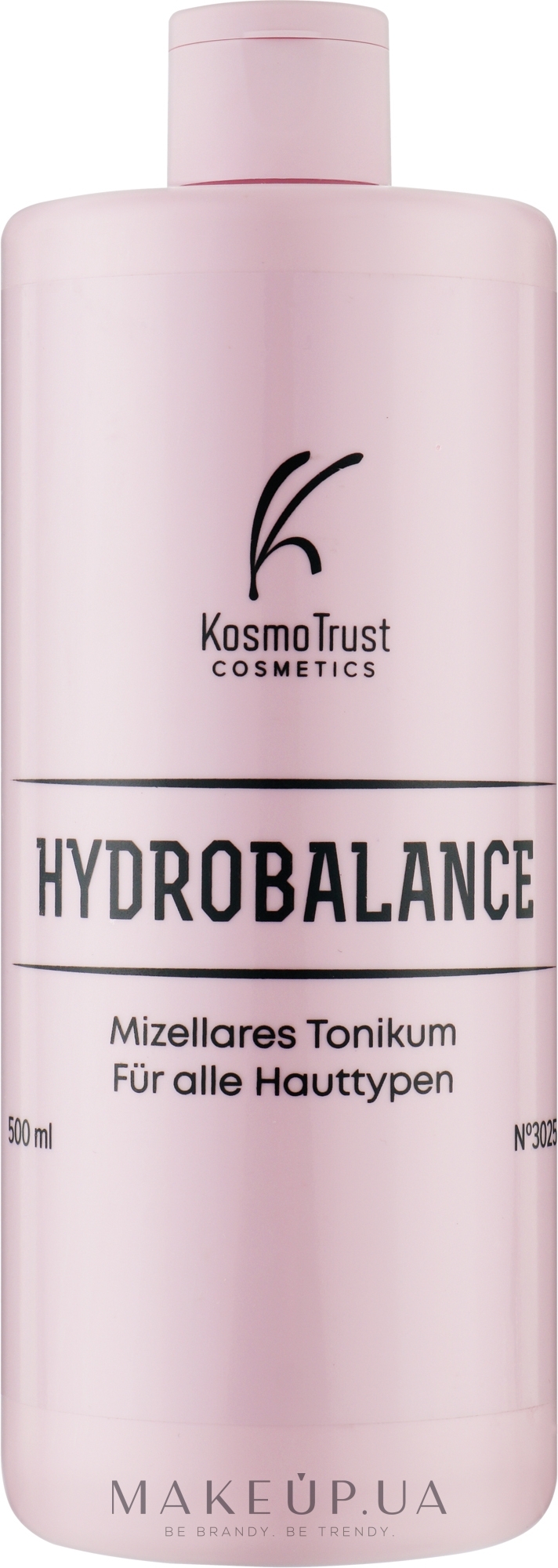 Міцелярний тонік - KosmoTrust Cosmetics Hydrobalance Micellar Tonic — фото 500ml