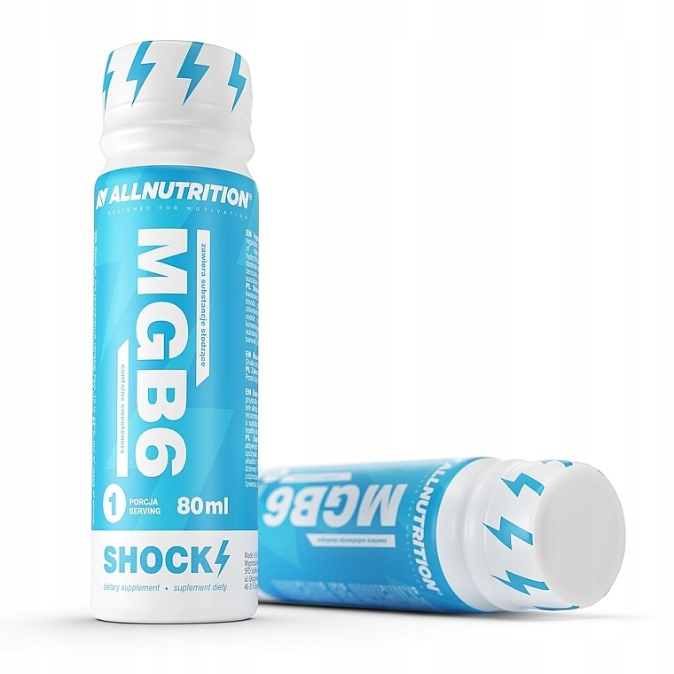 Пищевая добавка "Магний + B6" - Allnutrition MGB6 Shock Shot  — фото N1