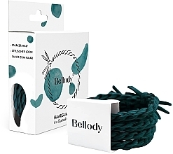Резинка для волос, quetzal green, 4 шт. - Bellody Original Hair Ties — фото N1