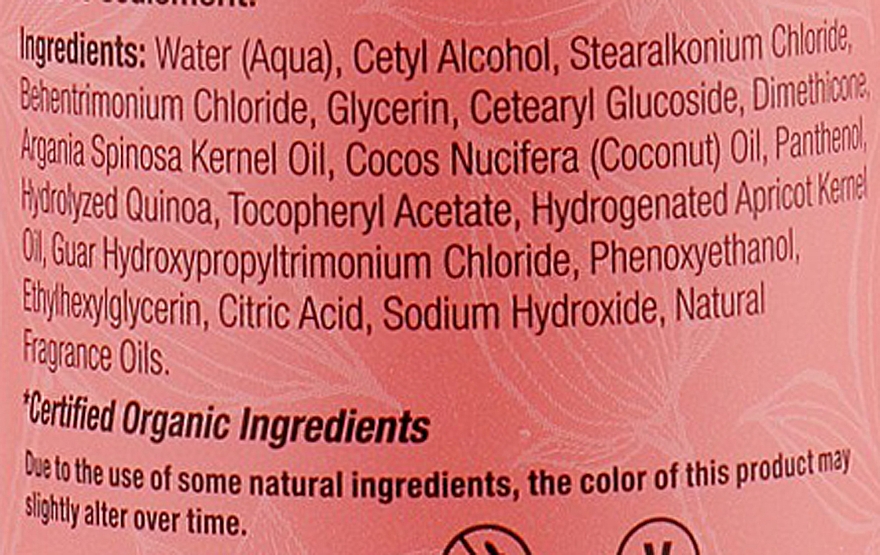 Живильний кондиціонер для волосся з оліями абрикосових кісточок і аргани - Derma E Hydrate & Smooth Nourishing Conditioner — фото N3