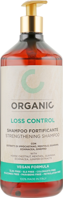 Органический шампунь от выпадения волос, укрепляющий - Punti Di Vista Organic Loss Control Strengthening Shampoo 