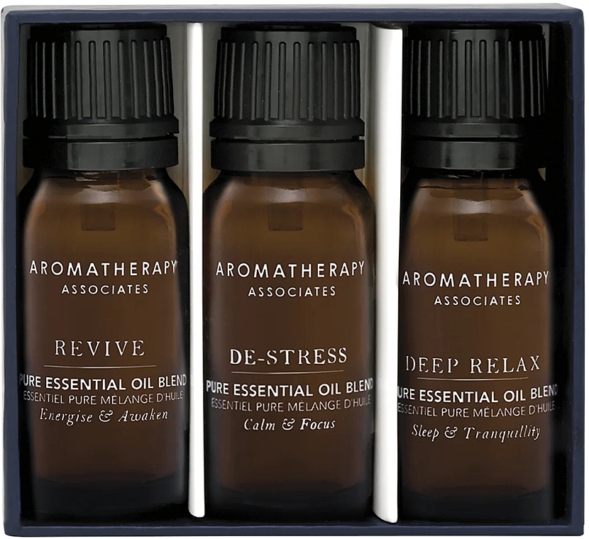 Набор - Aromatherapy Associates Essential Oil Blends Collection (oil/3x10ml) — фото N3