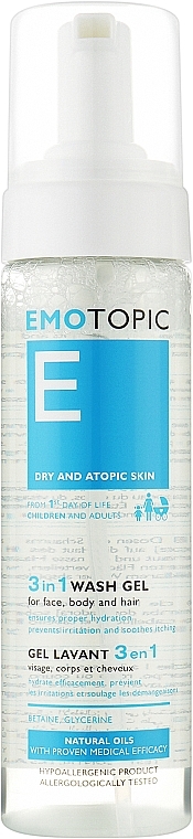 Очищаюча пінка для обличчя, тіла та волосся - Pharmaceris Emotopic
