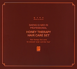 Духи, Парфюмерия, косметика Набор - Daeng Gi Meo Ri Professional Honey Therapy Set (h/shm/2x400ml + h/cond/400ml)
