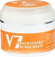 Парфумерія, косметика Крем для тіла сонцезахисний SPF 50 - Bon Vita V7 Brightening Sunscreen