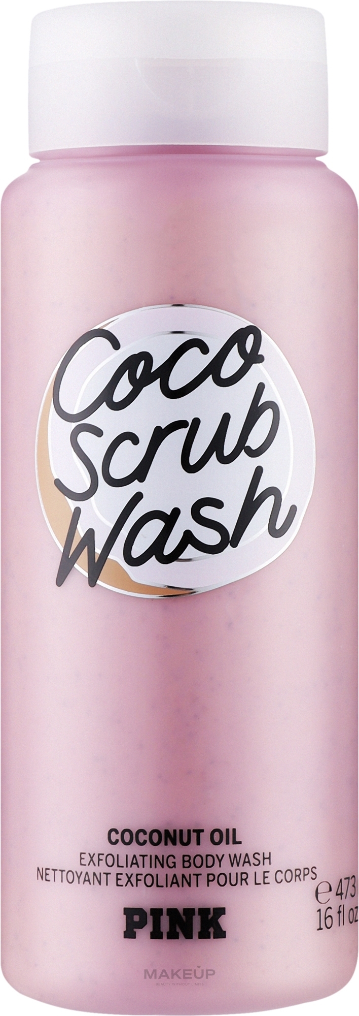Гель-скраб для тіла - Victoria's Secret Pink Coco Scrub Wash — фото 473ml