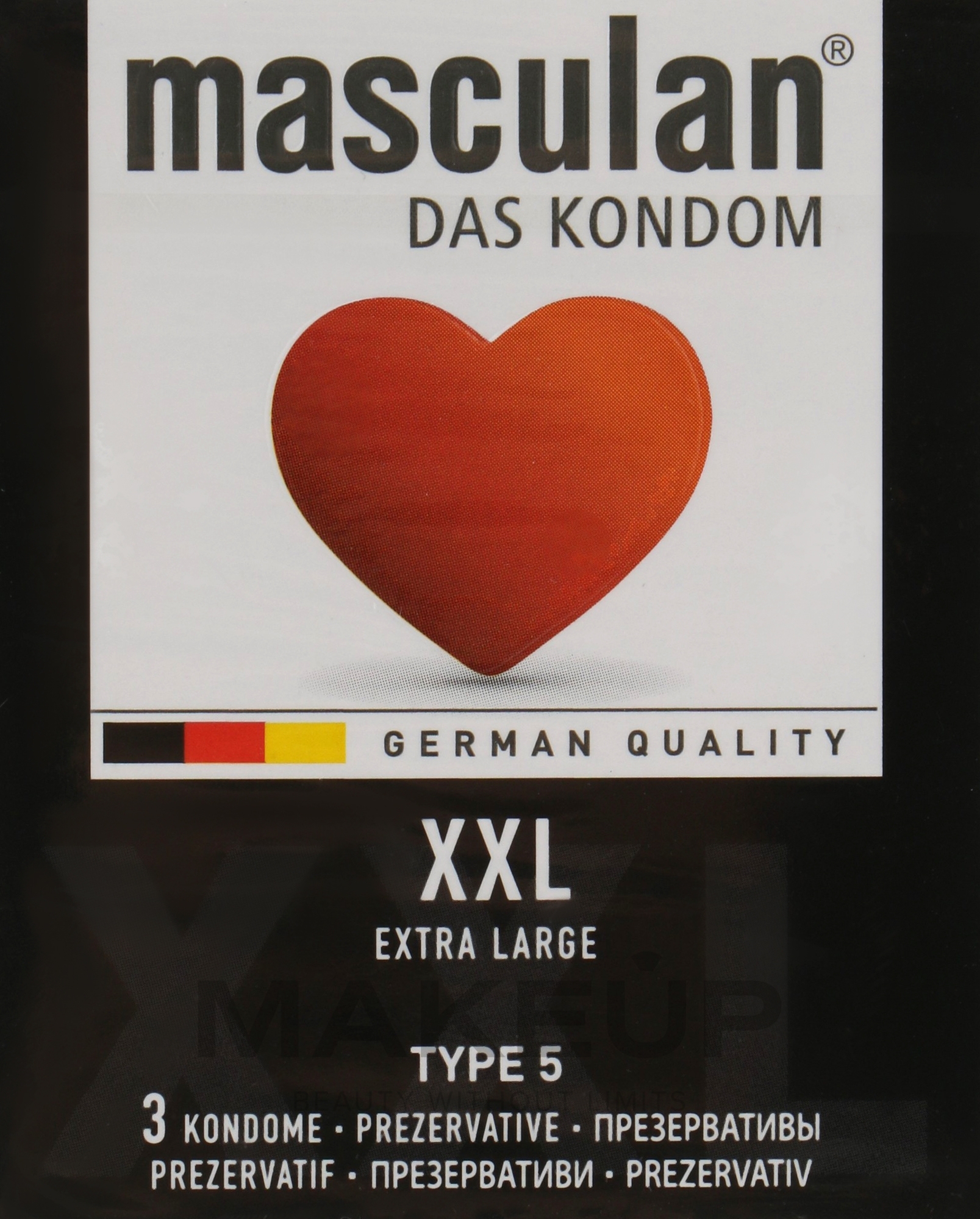 Презервативы "XXL" - Masculan — фото 3шт