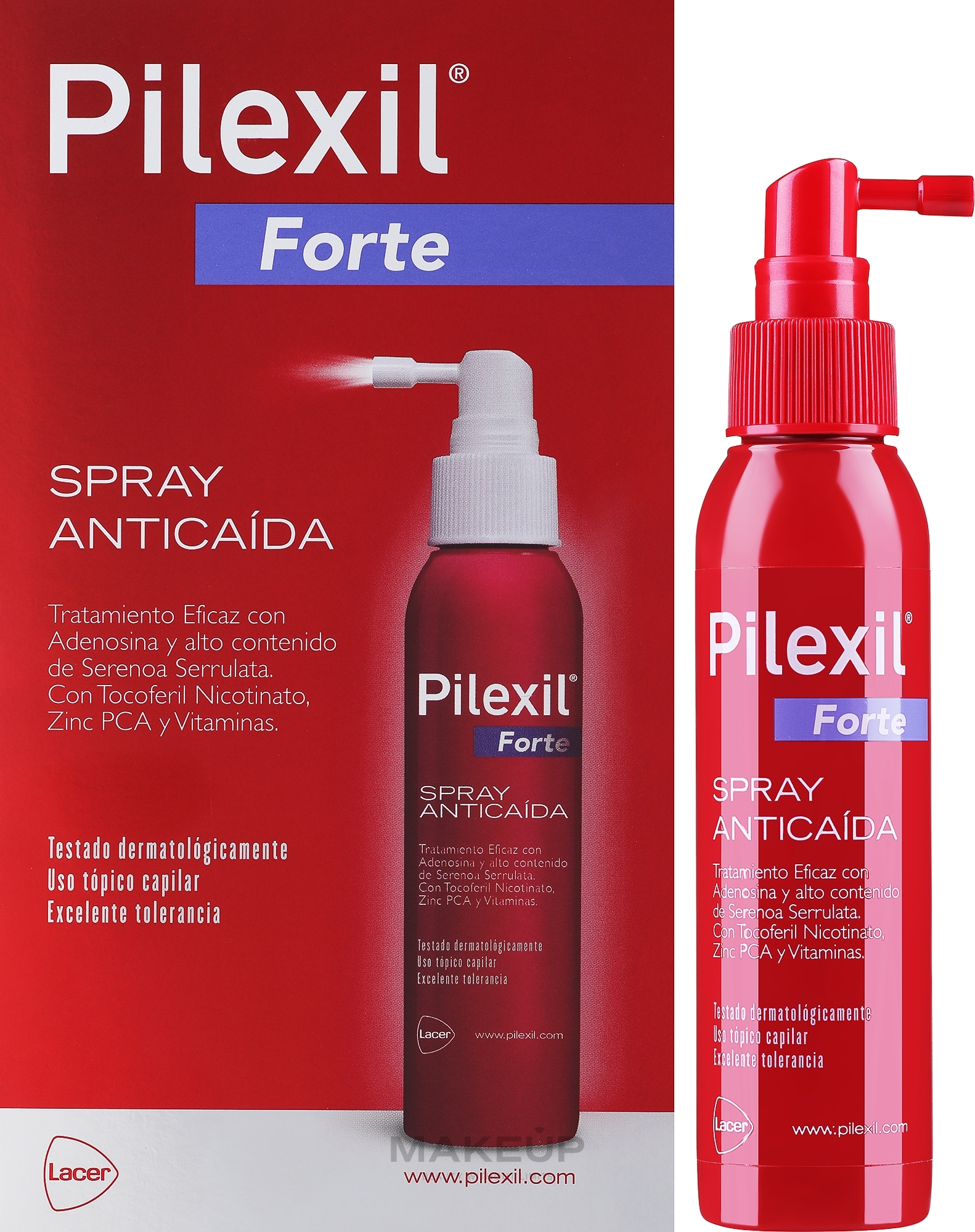 Спрей против выпадения волос - Lacer Pilexil Forte Anti-Hair Loss Spray — фото 120ml
