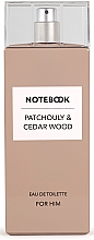 Notebook Fragrances Patchouly & Cedar Wood - Туалетная вода — фото N1