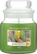 Ароматична свічка у банці "Осіння прогулянка" - Yankee Candle Autumn Nature Walk — фото N1
