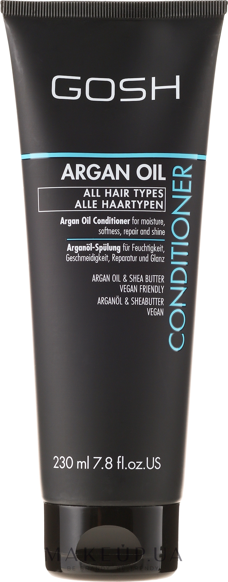 Кондиціонер для волосся з аргановою олією - Gosh Argan Oil Conditioner — фото 230ml
