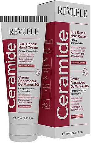 Крем для рук відновлюючий - Revuele Ceramide SOS Repair Hand Cream — фото N1