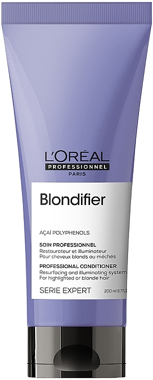 УЦЕНКА Кондиционер-сияние для волос, восстанавливающий - L'Oreal Professionnel Serie Expert Blondifier Illuminating Conditioner * — фото N1