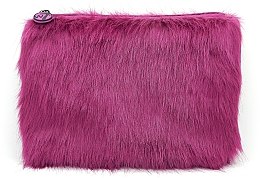 Парфумерія, косметика Косметичка, фіолетова - W7 Medium Furry Bag