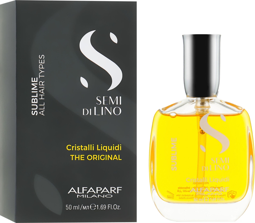 Рідкі кристали для волосся - Alfaparf Semi di Lino Sublime Cristalli Liquidi — фото N7