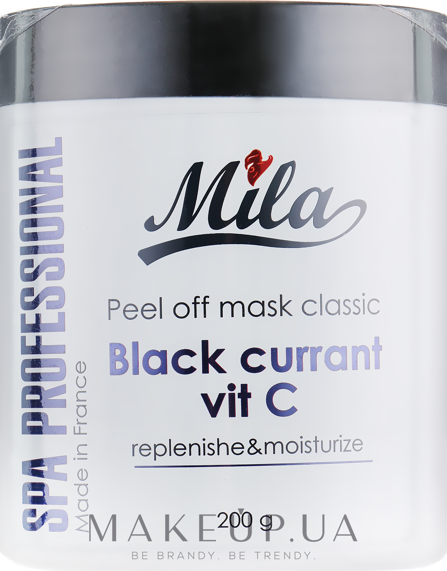 Маска альгинатная классическая порошковая "Черная смородина и витамин С" - Mila Mask Peel Of Blask Currant — фото 200g