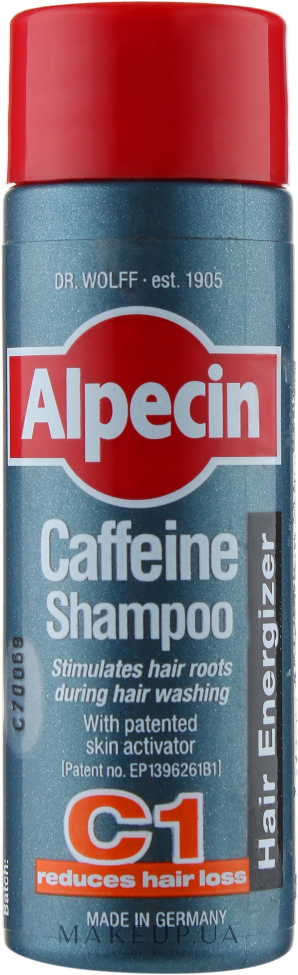 Шампунь с кофеином от выпадения волос - Alpecin C1 Caffeine Shampoo (мини) — фото 15ml