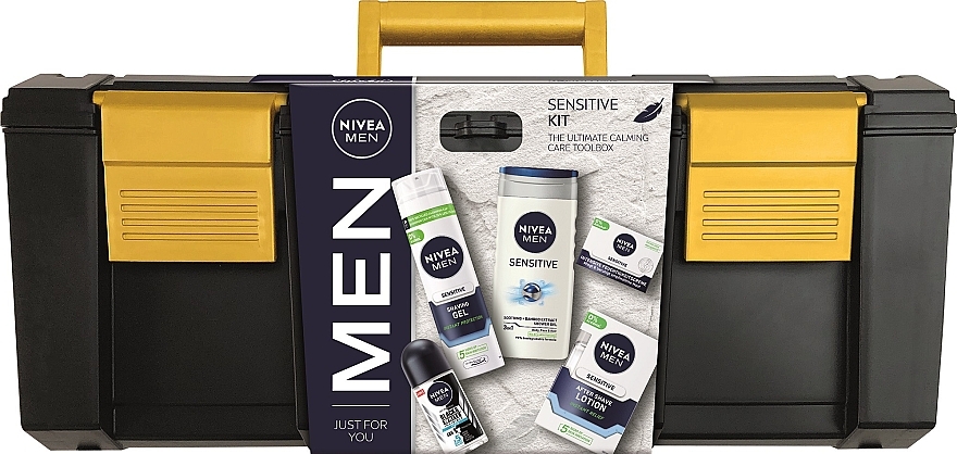 Набор, 6 продуктов - Nivea Men Sensitive Kit — фото N1