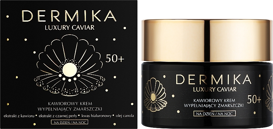 Крем-наповнювач проти зморщок - Dermika Luxury Caviar Cream Filling Wrinkles 50+ — фото N2