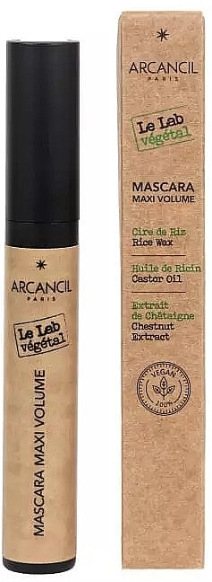 Тушь для ресниц - Arcancil Paris le Lab Vegetal Maxi Volume Mascara — фото N2