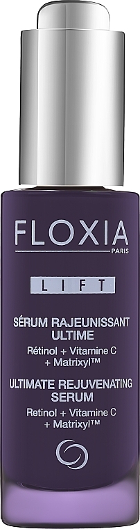 Омолаживающая сыворотка для лица - Floxia Lift Ultimate Rejuvenating Serum Retinol + Vitamine C + Matrixyl — фото N1