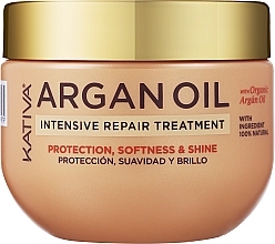 Интенсивно восстанавливающая увлажняющая маска для волос с маслом Арганы - Kativa Argan Oil Intensive Repair Treatment — фото N1